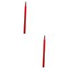 Angoily 2pcs Retractable Lip Brush Nylon Fiber Bristles Portable Lipstick Applicator Red for Travel and Daily Makeup Compact Design for Precision Lip Application view 1