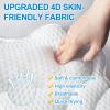 Bath Pillows for Tub Frqulaoe Bathtub Pillow for Neck and Back Support with 6 Strong Suction Cups Portable Bath Accessories for Women Machine Washabl with Mesh Laundry Bag view 3