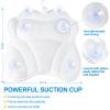 Bath Pillows for Tub Frqulaoe Bathtub Pillow for Neck and Back Support with 6 Strong Suction Cups Portable Bath Accessories for Women Machine Washabl with Mesh Laundry Bag view 4