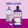 Dr Teal's Foaming Bath with Pure Epsom Salt, Black Elderberry with Vitamin D, 34 fl oz & Foaming Bath with Pure Epsom Salt, Relax & Relief with Eucalyptus & Spearmint, 34 fl oz view 3