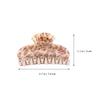 Angoily Leopard Print Hair Claw Clips for Girls Elegant Hair Accessories for All Styles Strong Grip Women view 2
