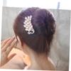Angoily 4pcs Bridal Hair Comb Rhinestone Side Combs for Wedding Elegant Mix-style Headpin view 3