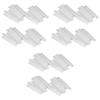 Angoily 300pcs Makeup Brush Case Pe Plastic Net Covers Expandable Mesh Brush Sleeves for Daily Use Travel Storage view 1