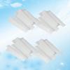 Angoily 300pcs Makeup Brush Case Pe Plastic Net Covers Expandable Mesh Brush Sleeves for Daily Use Travel Storage view 3