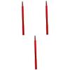 Angoily 3pcs Retractable Lip Brush Portable Nylon Fiber Makeup Tool Metal Tube Red for Daily Use Professional Beauty Salons and Travel Soft Bristles for Precise Lip Application view 1