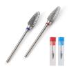 3/32" 5 in 1 Professional Carbide Nail Drill Bits Sets with Case, 2 Pack Tungsten Safety Drill Bits Tech Cuticle Bit Fast Remove for Manicurist Nail Salon Manicure Pedicure Gel Polishing (Round Head) view 1