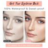 Eyebrow Tattoo Stickers 84 Pairs, 8 Sheets Eyebrow Temporary Tattoo Peel Off Sticker Waterproof 6D Hair-Like False Instant Transfer False Brows view 4