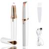 ErdBar Facial Eyebrow Hair Remover for Women, Rechargeable Electric Eyebrow Trimmer and Face Shaver Epilator, Painless Eyebrow, Lip, Body Hair Removal Razor with 1 Replacement Cutter. (3396815) view 1
