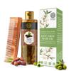 BUDDHA NATURAL Hair Oil for Grey With Dual Tooth Kacchi Neem Comb view 1