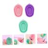 Housoutil Brush Cleaner Makeup Makeup Brush Scrubber Silicone Brush Cleaning Pad Reusable for Cosmetics Brush Mat view 4