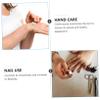 Housoutil 3pairs Moisturizing Exfoliating Gloves for Hand Care Thickened Hand Masks for Dry for and Home Use Easy to Clean view 3