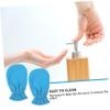 Housoutil 3pairs Moisturizing Exfoliating Gloves for Hand Care Thickened Hand Masks for Dry for and Home Use Easy to Clean view 4