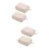 4 Pcs Moisturize The Bath Home Bath Scrubber Kids Bath Towel Exfoliating Scrubber Loofah Back Scrubber Loufa Puff Scrubber Shower Pouf Native Bodywash Soap Sponge Block Flax Clean view 1