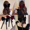 Hair Bun Maker with Hand Embroidered Flower Bows, Lazy Curler Roller, Floral Design Dotted Twister - Exquisite (B) view 2