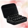 Angoily 2pcs 30 Cosmetic Bag Oil Essential Bottle Bag Essential Oil Storage Bag Essential Oil Pack Anti-Fall, Blackx2pcs, mediumx2pcs view 2