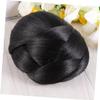 Angoily 3pcs Hair Toppers for Women Chignon Hair Bun Extension Donut Wig Hairpiece Jaw Clip Bun Wig for Bridal Prom Dance view 4