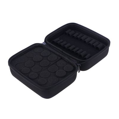Angoily Essential Oils Storage Case Large Capacity Travel Organizer for Perfume Lipstick and Oils Shockproof and Lightweight for Trips and Black