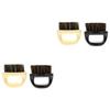 Didiseaon 4pcs Beard Shaper Brush Men's Beard Comb Detangling Hair Brush Men's Handheld Grooming Tool view 1
