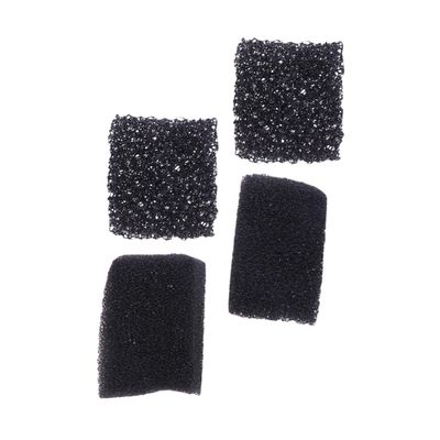 Angoily 16pcs Black Scar Sponge Safe Skin-friendly Makeup Sponge for Special Effects Includes Dense and Variations for