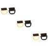 Angoily 6pcs Beard Brush for Men Natural Boar Bristle Grooming Tool for Exfoliating and Hair Removal Beard Care and Cleaning Brush for Barbershop and Home Use view 1
