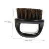 Angoily 6pcs Beard Brush for Men Natural Boar Bristle Grooming Tool for Exfoliating and Hair Removal Beard Care and Cleaning Brush for Barbershop and Home Use view 2