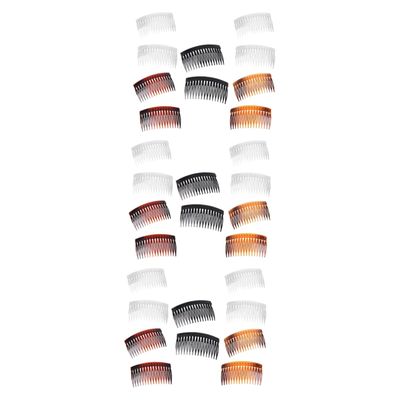Angoily 60pcs Hair Clip Combs for Women Teeth Combs Random Colors for Styling Updos and Everyday Use Easy to Insert and Remove Elegant Hair Accessories