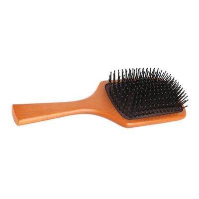 Massage Paddle Brush for Women Large Comb with Nylon Pins for Scalp Relaxation and Comfortable Grip Suitable for All Hair Types and Daily Grooming