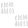Angoily 20pairs Silicone Eyelash Perm Curler Shield Pads Reusable Eye Patches for Natural False Lashes view 1