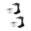 Angoily 2sets Men's Shaving Kit Razor Brush Stand Shaving Bowl Soap Cup Supplies view 1