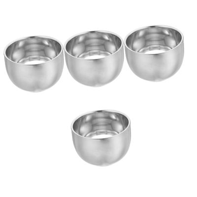 DOITOOL 4pcs Shaving Mug for Men Shave Bowl Professional Lathering Tool Portable Design for Easy Use Men Grooming Accessory