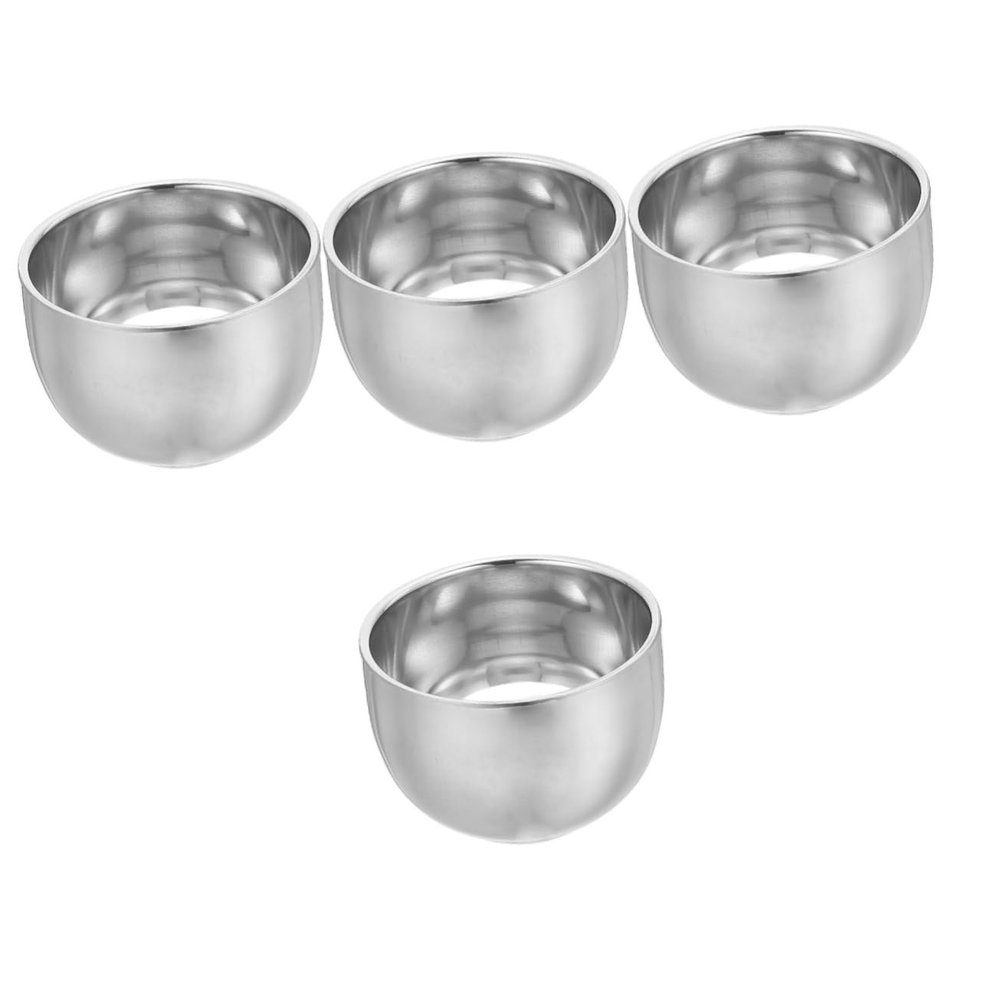 DOITOOL 4pcs Shaving Mug for Men Shave Bowl Professional Lathering Tool Portable Design for Easy Use Men Grooming Accessory