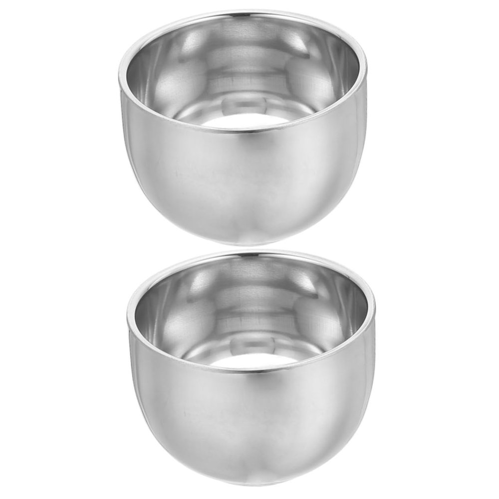 DOITOOL 2pcs Shaving Mug Shaving Bowl for Men Convenient Lathering Tool Capacity Portable Design for Home and Travel Use