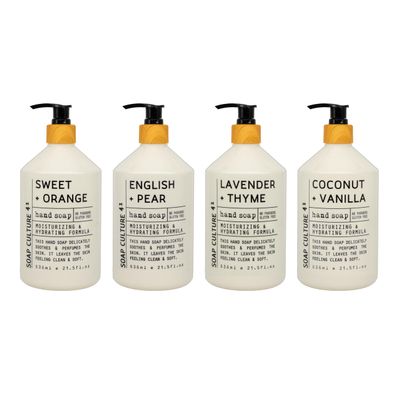 Home & Body Company Soap Culture 41 Hand Soap Collection 21.5 fl oz x 4