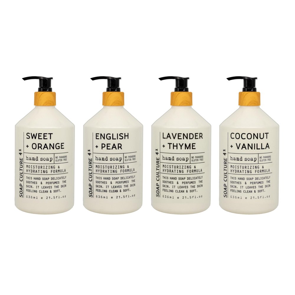 Home & Body Company Soap Culture 41 Hand Soap Collection 21.5 fl oz x 4
