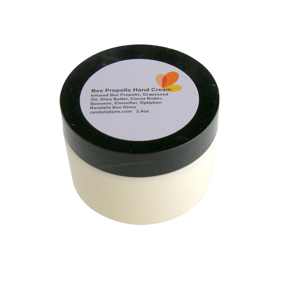Bee Propolis Hand Cream, 4oz, Randalia Bee Hives