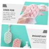 Healeved 12pcs Shower Accessories Body Cleaning Sponge Back Bath Sponge Back Scrubber Exfoliating Body Scrub Easy Clean view 3
