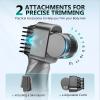 Body Hair Trimmer for Men - Manscape Beard Trimmer for Men, Christmas Gift V-Shaped Trimming Head with 2 Comb Attachments Mens Groin & Pubic Hair Trimmer IPX5 Waterproof Wet/Dry Mens Electric Razor view 4