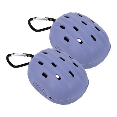 Beaupretty 2pcs Silicone Makeup Puff Holder Case Portable Powder Puff Storage Box for Travel Keeps Makeup Sponge Safe Moisture Stylish Aromatic