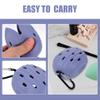 Beaupretty 2pcs Silicone Makeup Puff Holder Case Portable Powder Puff Storage Box for Travel Keeps Makeup Sponge Safe Moisture Stylish Aromatic view 4