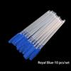 10 Pcs Disposable Eyebrow Brush, Eye Lashes Eyebrow Comb for Eyelash Extension Makeup Tools Kits(royal blue) view 2