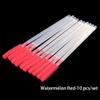 10 Pcs Disposable Eyebrow Brush, Eye Lashes Eyebrow Comb for Eyelash Extension Makeup Tools Kits(watermelon red) view 2
