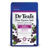 Dr Teal's Epsom Salt Soaking Solution and Foaming Bath with Pure Epsom Salt Combo Pack, Lavender & Pure Epsom Salt Soak, Black Elderberry with Vitamin D, 3 lbs (Packaging May Vary) view 2