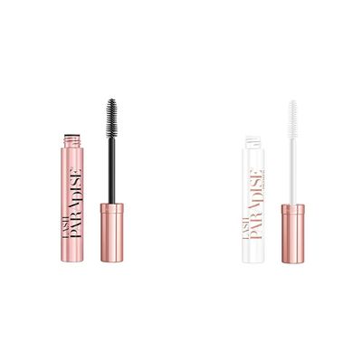 L'Oreal Paris Makeup Lash Paradise Mascara, Voluptuous Volume, Intense Length & Cosmetics Voluminous Lash Paradise Mascara Primer Base, Millennial Pink, 0.27 Fluid Ounce