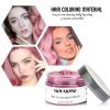 VOLLUCK Light Pink Temporary Hair Dye Wax + Hair Wax Stick for Wigs + 4 PCS Edge Brushes Hair Styling Comb Set view 2
