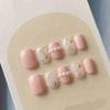 Detachable Handmade false nails with design dopamine bubble love girl press on Nail enhancement false nails (Color : 14, Size : L) view 1
