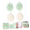 Angoily 8pcs Mesh Pouf Bath Sponge Soft Bath Bubble for Gentle Exfoliation for Wash Light view 2