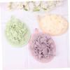 Angoily 8pcs Mesh Pouf Bath Sponge Soft Bath Bubble for Gentle Exfoliation for Wash Light view 4