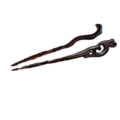 2pc Hairpin Ancient Chinese Style Hairpin Wooden Hairpin