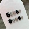 Detachable Handmade false nails with design dopamine bubble love girl press on Nail enhancement false nails (Color : 12, Size : XS) view 1