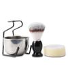 Shaving Brush Set for Men, 4pcs Shaving Set Includes Shaving Brush Shaving Soap, Bowl and Shaving Brush Stand view 2